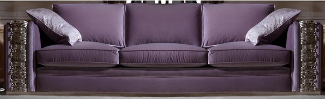 Xlmoebel Sofa Traditionelles Riesen-Sofa Großes xxl Sofa Wohnzimmer Stoff V günstig online kaufen