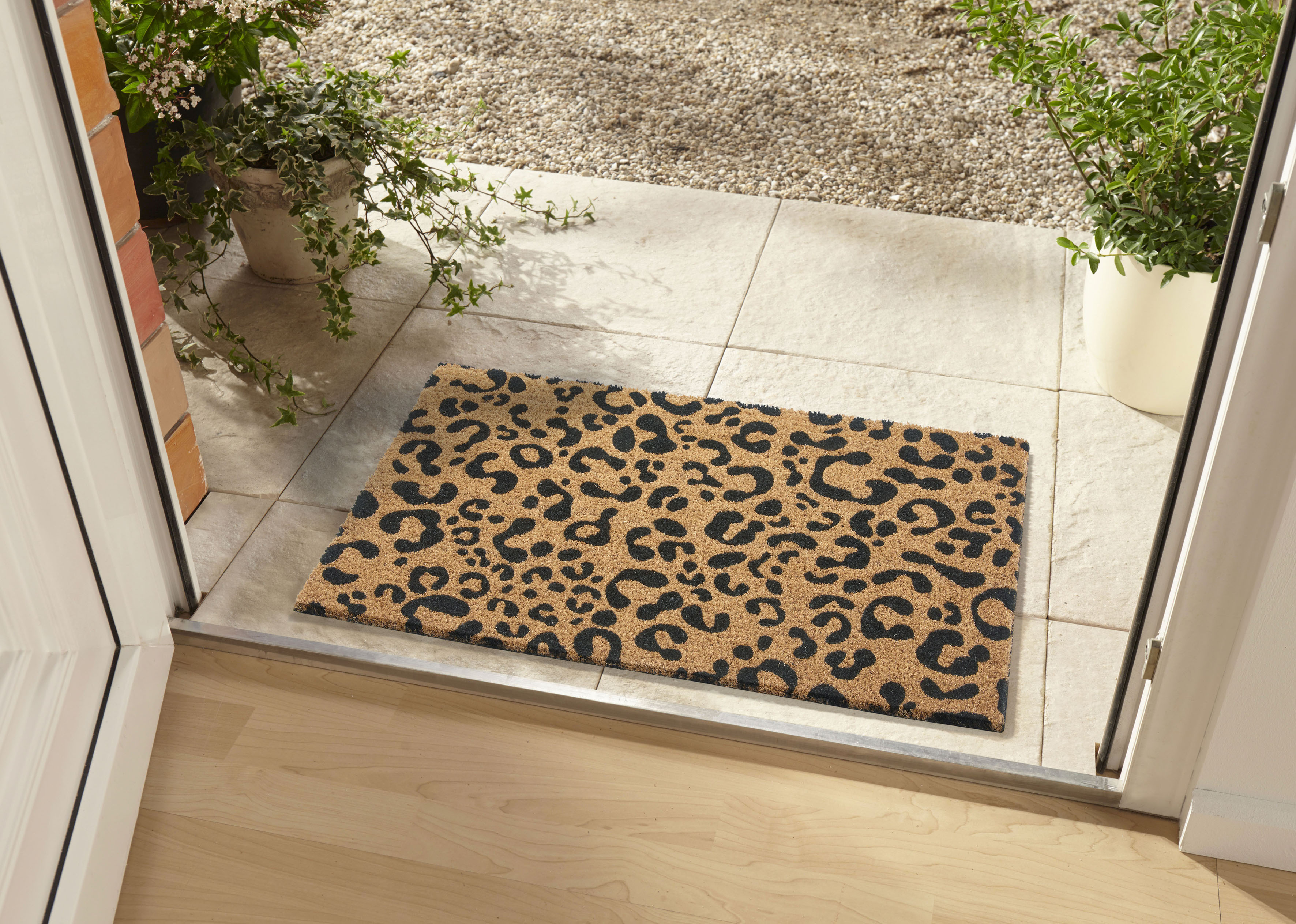 HANSE Home Fußmatte »Mix Mats Kokos Leopard Look«, rechteckig, Kokos, Schmu günstig online kaufen