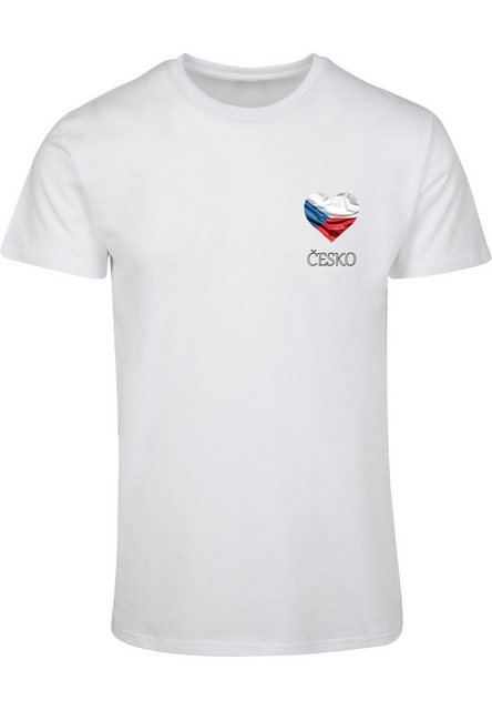 Merchcode T-Shirt Merchcode Merchcode Football - Czech T-shirt (1-tlg) günstig online kaufen