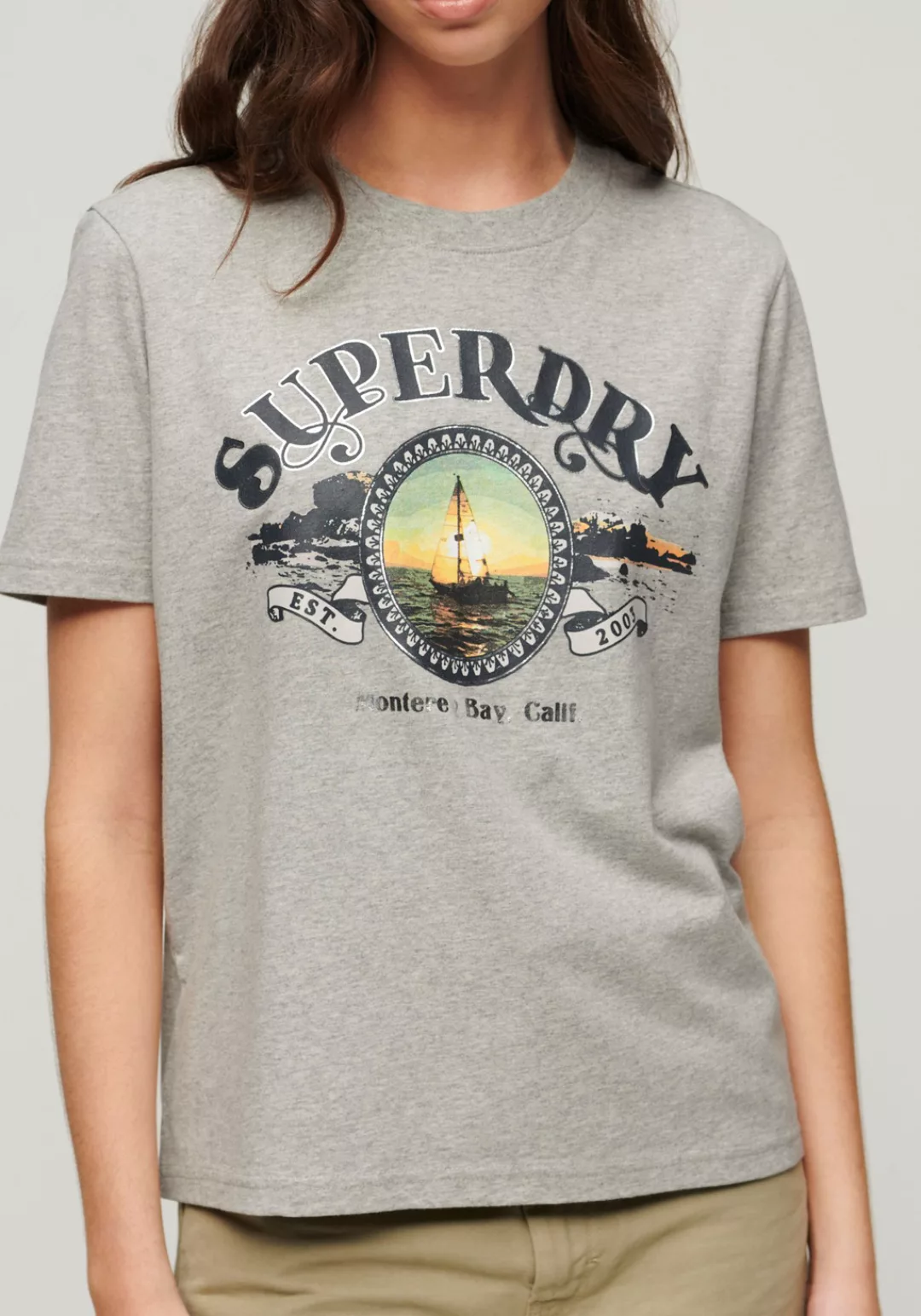 Superdry Print-Shirt TRAVEL SOUVENIR RELAXED TEE günstig online kaufen