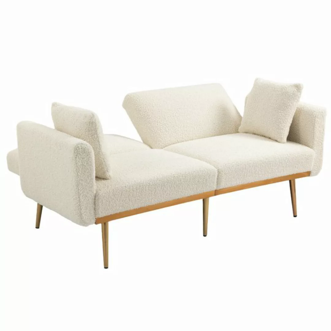 MODFU Sofa Akzentsofa, Loveseat-Sofa mit Metallfüßen Schlafsofa, 65.35*30.7 günstig online kaufen