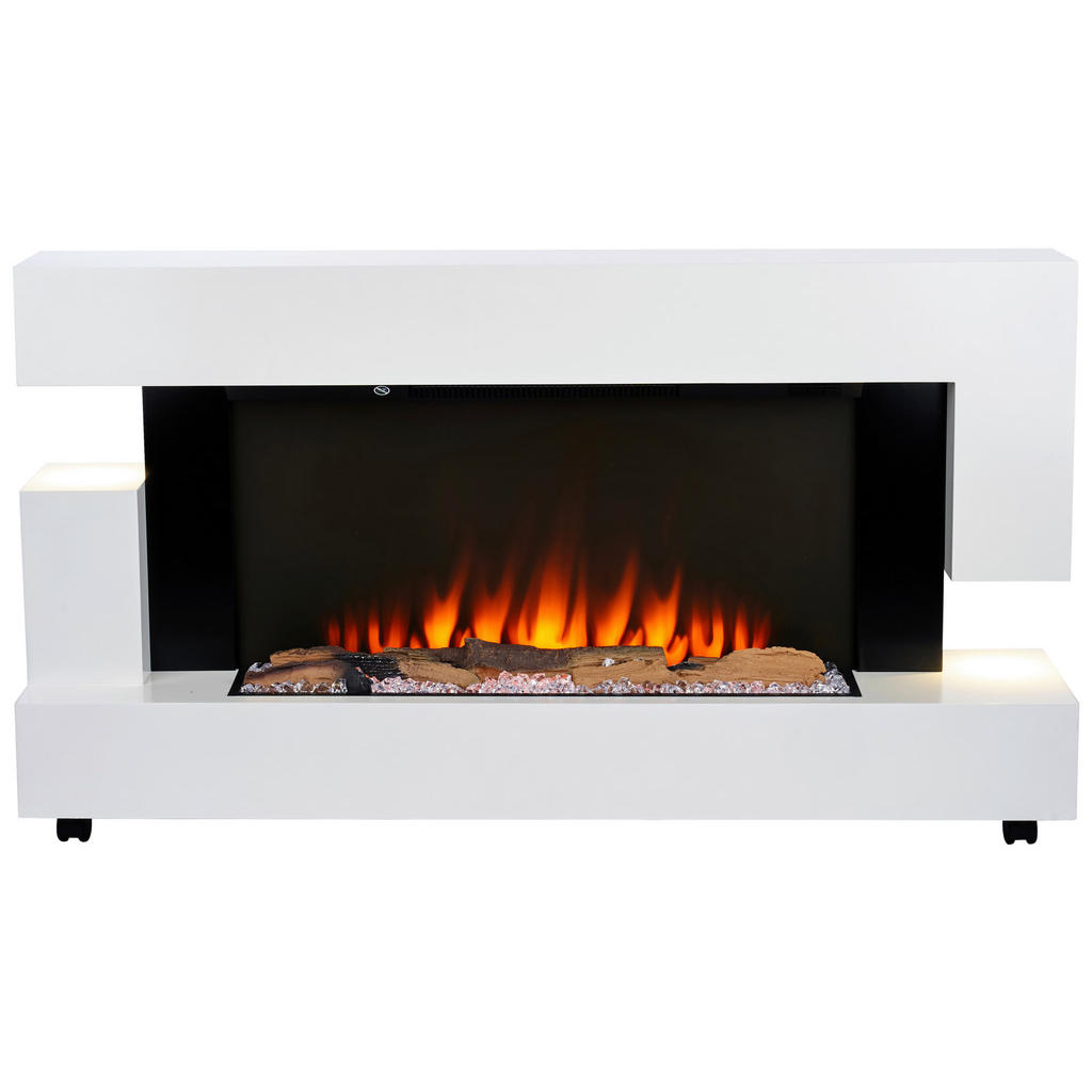 BHP Elektrischer-Kamin GRÖNLAND B992248 weiß MDF B/H/T: ca. 120x62x26 cm ca günstig online kaufen