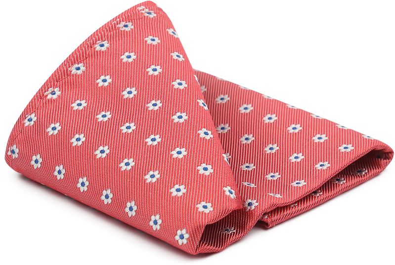 Geeignete Seidenkrawatte Rot Print Flower - günstig online kaufen