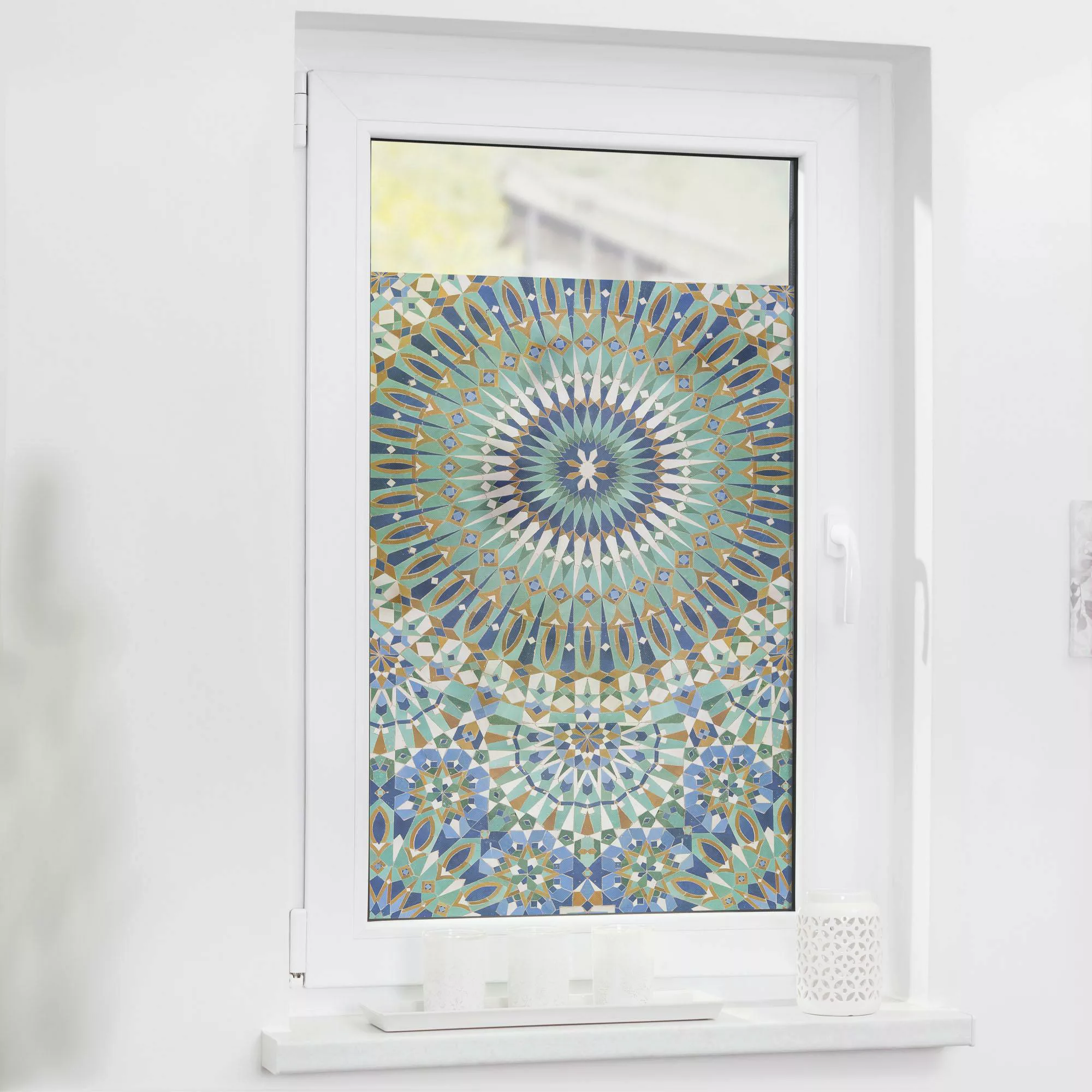 LICHTBLICK ORIGINAL Fensterfolie "Orientalische Muster", 1 St., blickdicht, günstig online kaufen