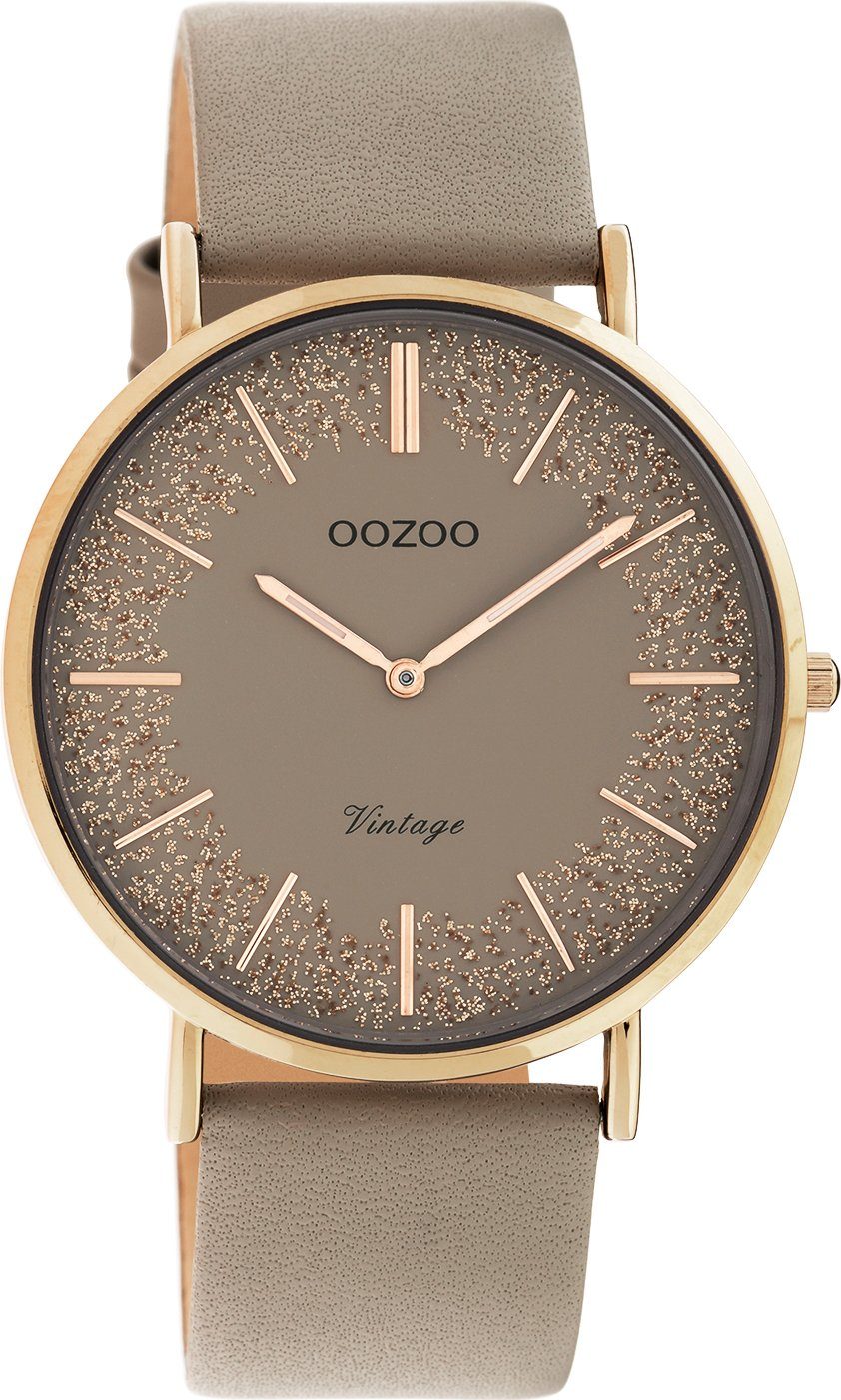 OOZOO Quarzuhr Oozoo Damen Armbanduhr rot günstig online kaufen
