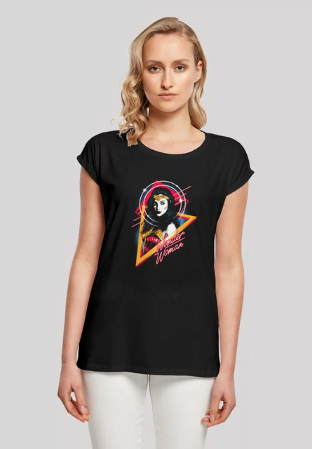 F4NT4STIC T-Shirt DC Comics Wonder Diana 80s Triangle Damen,Premium Merch,R günstig online kaufen