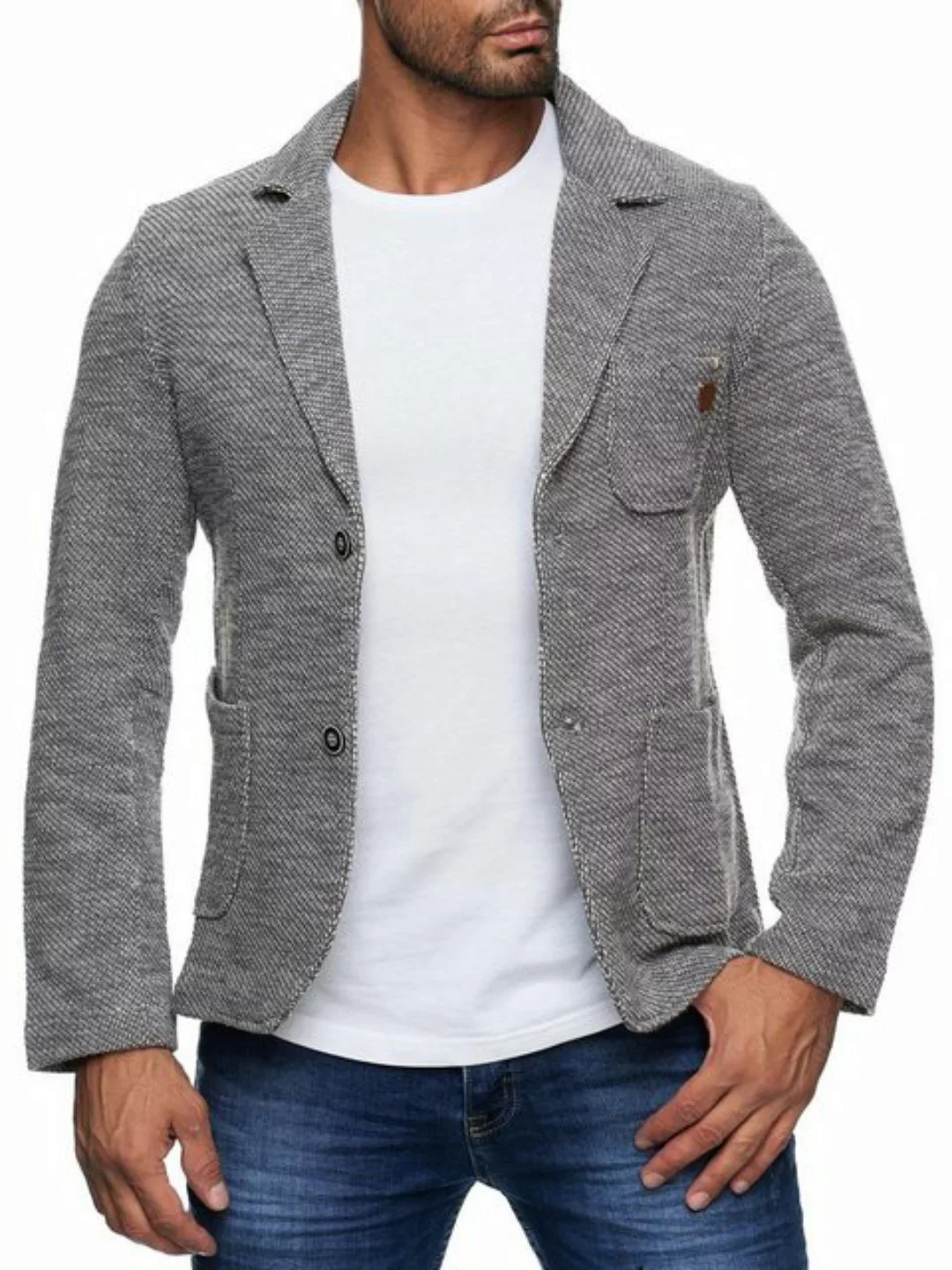 Reslad Stricksakko Reslad Herren Strick Sakko Blazer Strick-Jacke RS-1421 s günstig online kaufen