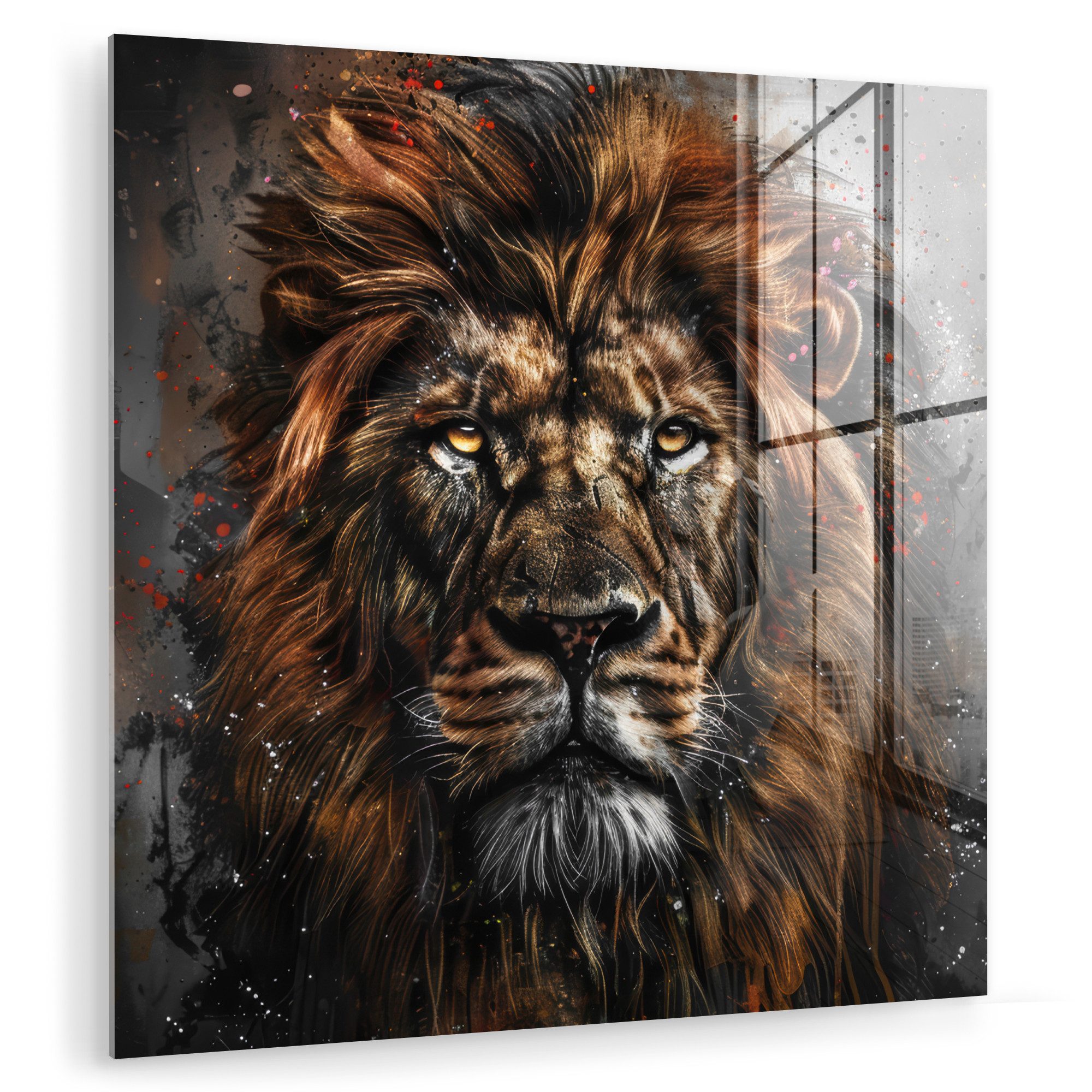 MuchoWow Acrylglasbild Löwe - Tiere - günstig online kaufen