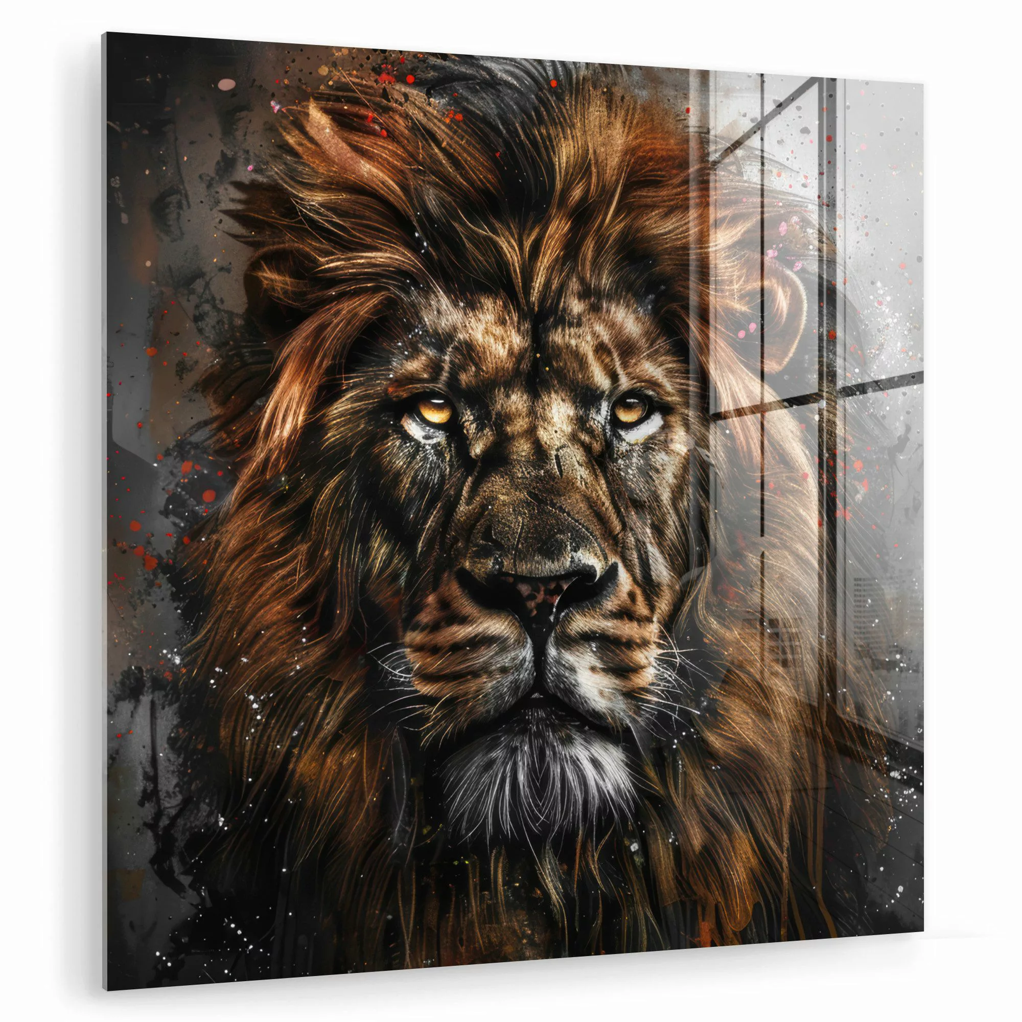 MuchoWow Acrylglasbild Löwe - Tiere - günstig online kaufen