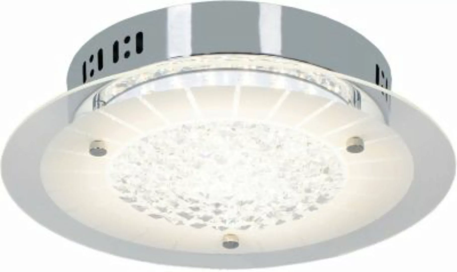 Näve "LED-Wand u. Deckenleuchte mit Kristalleffekt ""Chur"" Ø28cm, 3 Farbst günstig online kaufen