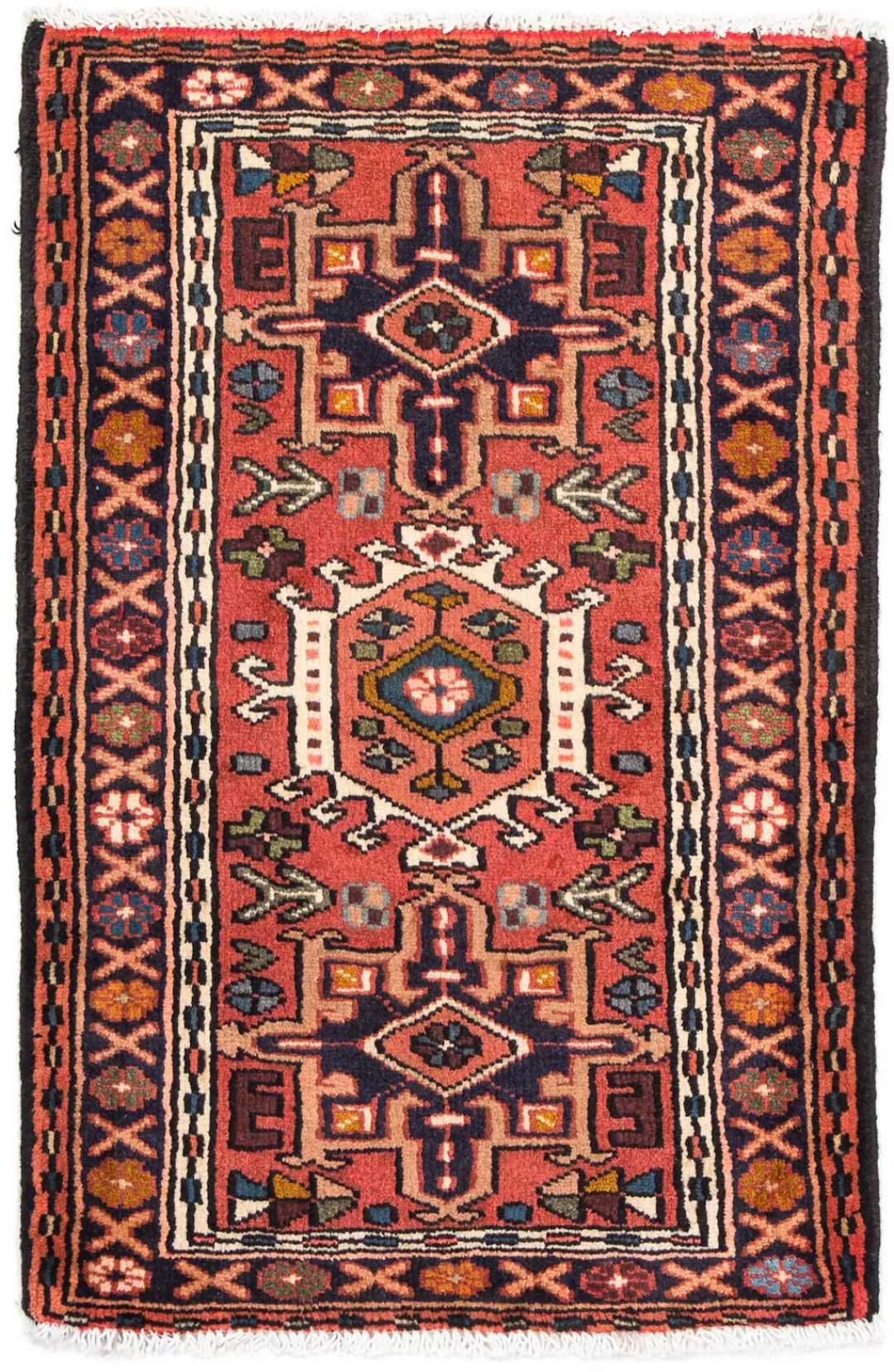 morgenland Orientteppich »Perser - Nomadic - 100 x 65 cm - hellrot«, rechte günstig online kaufen