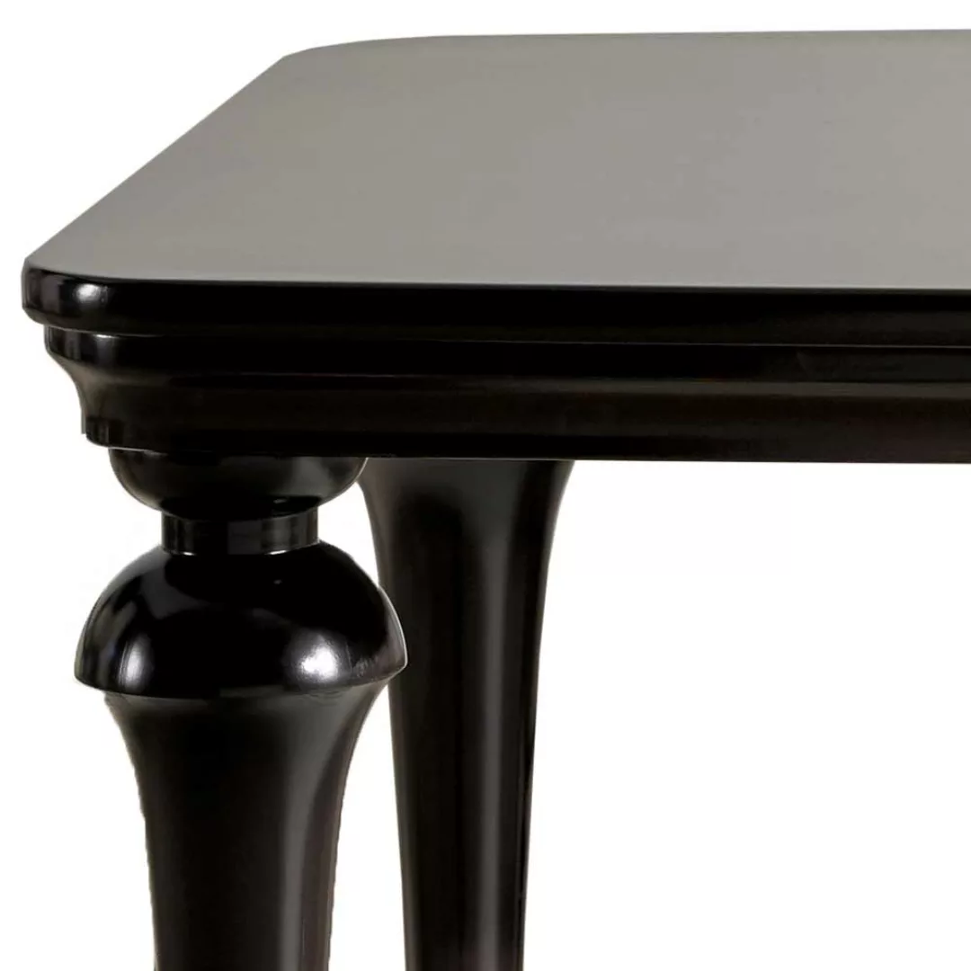 Esszimmer Tisch Dunkelbraun im klassischen Stil 175 cm breit günstig online kaufen
