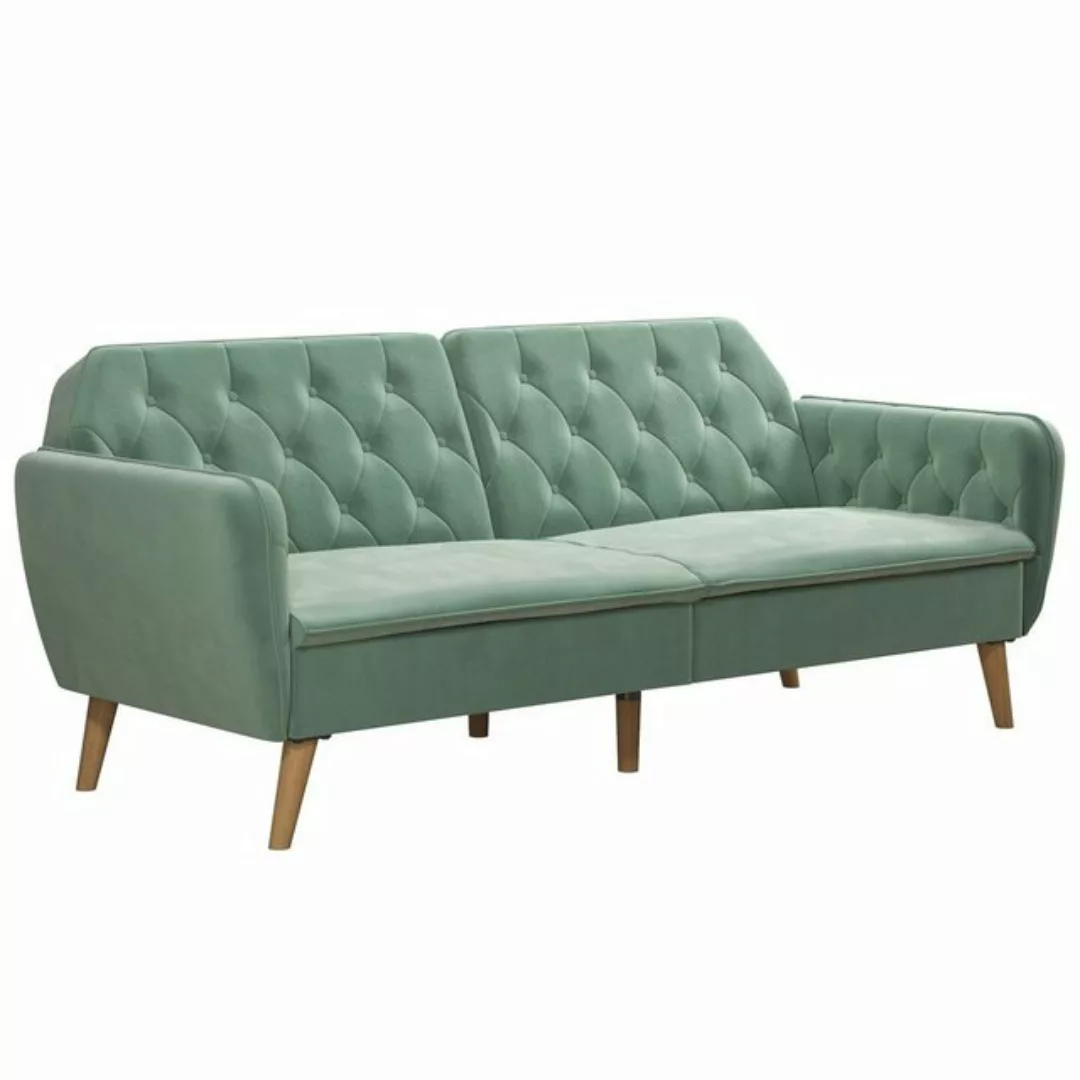 loft24 Schlafsofa Tallulah, Bezug in Samtoptik, Memory-Foam Polsterung, Bre günstig online kaufen