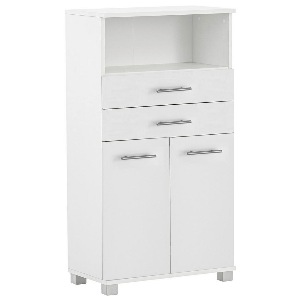 Highboard Emmi weiß matt B/H/T: ca. 59,8x110,5x32,6 cm günstig online kaufen