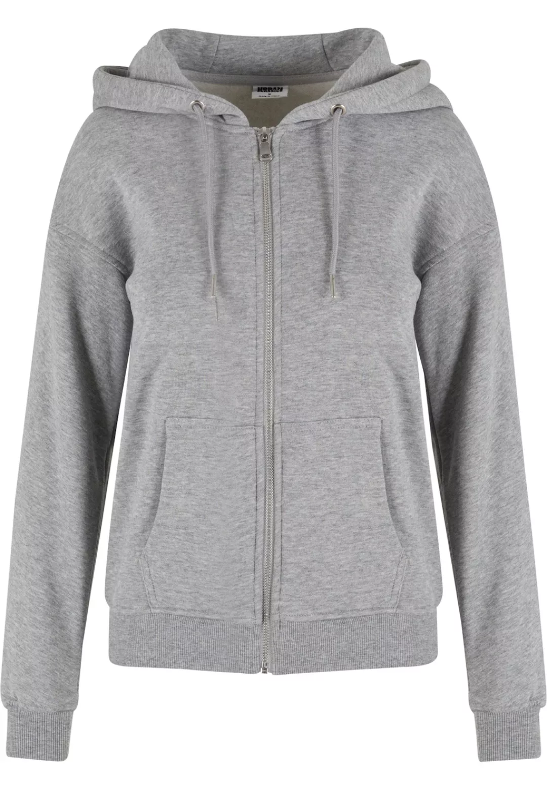 URBAN CLASSICS Sweatjacke "Urban Classics Damen Ladies Classic Zip Hoody" günstig online kaufen