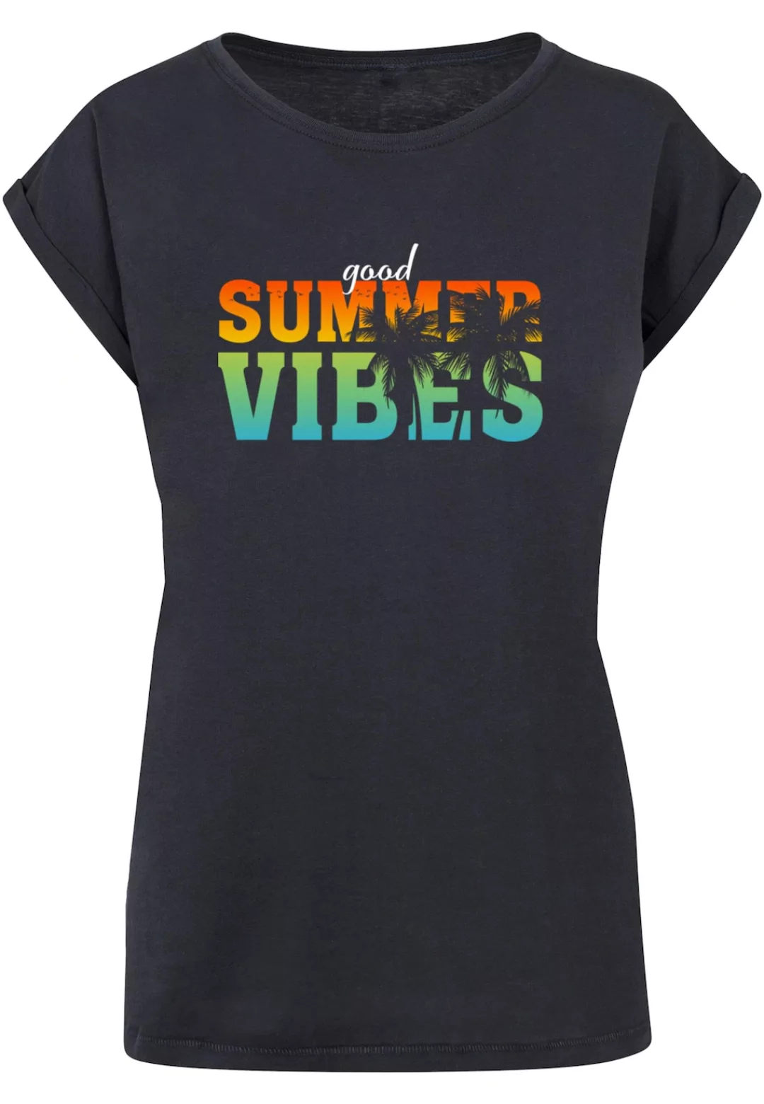 Merchcode T-Shirt "Merchcode Damen Ladies Good Summer Vibes T-Shirt" günstig online kaufen