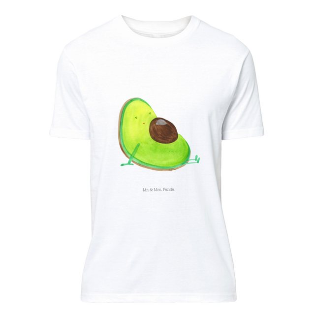 Mr. & Mrs. Panda T-Shirt Avocado schwanger - Weiß - Geschenk, T-Shirt mit S günstig online kaufen