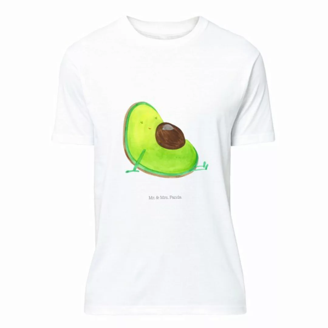 Mr. & Mrs. Panda T-Shirt Avocado schwanger - Weiß - Geschenk, T-Shirt mit S günstig online kaufen