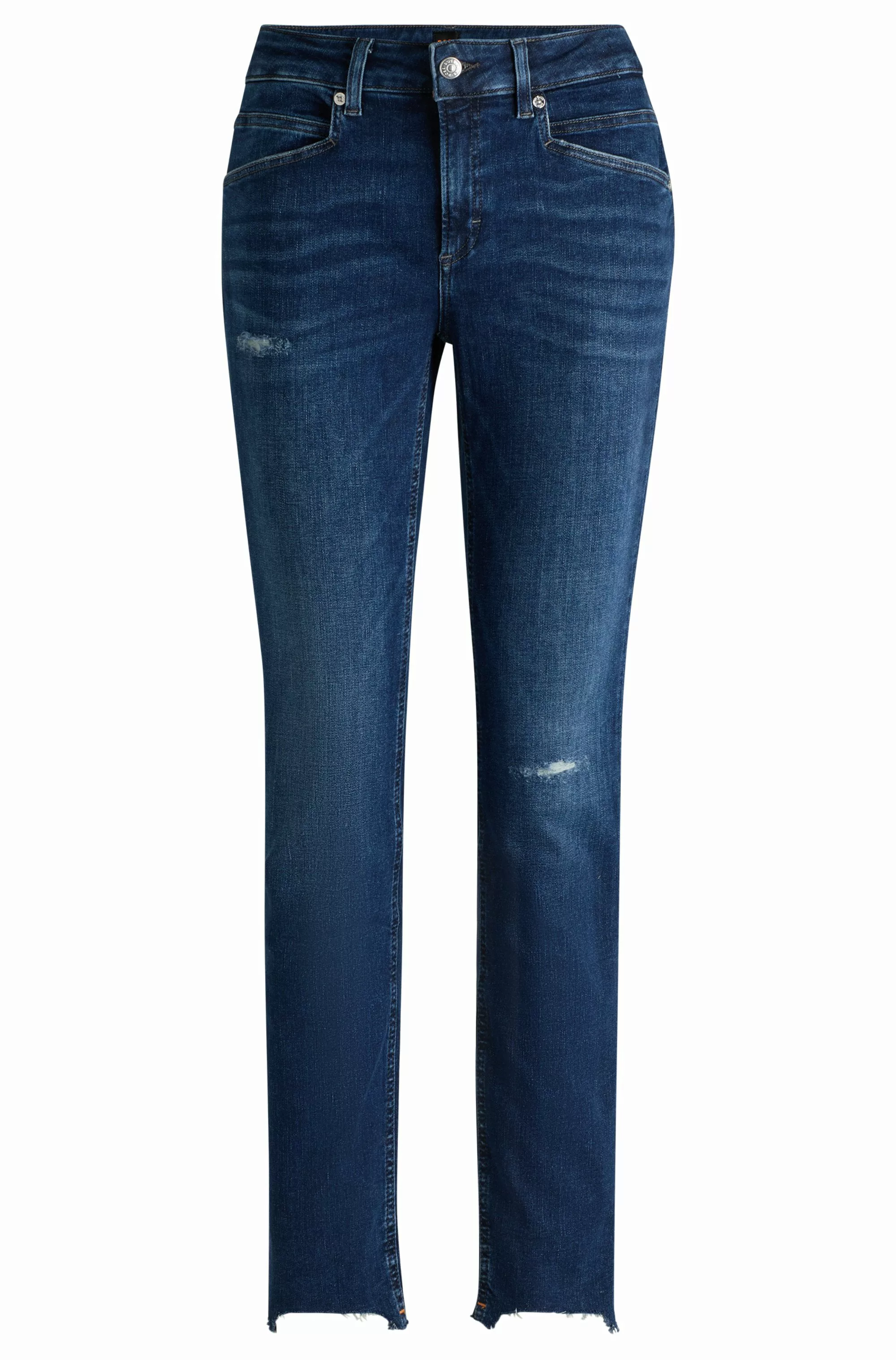 BOSS ORANGE Regular-fit-Jeans C_JACKIE MR RH mit Destroyed-Effekten günstig online kaufen