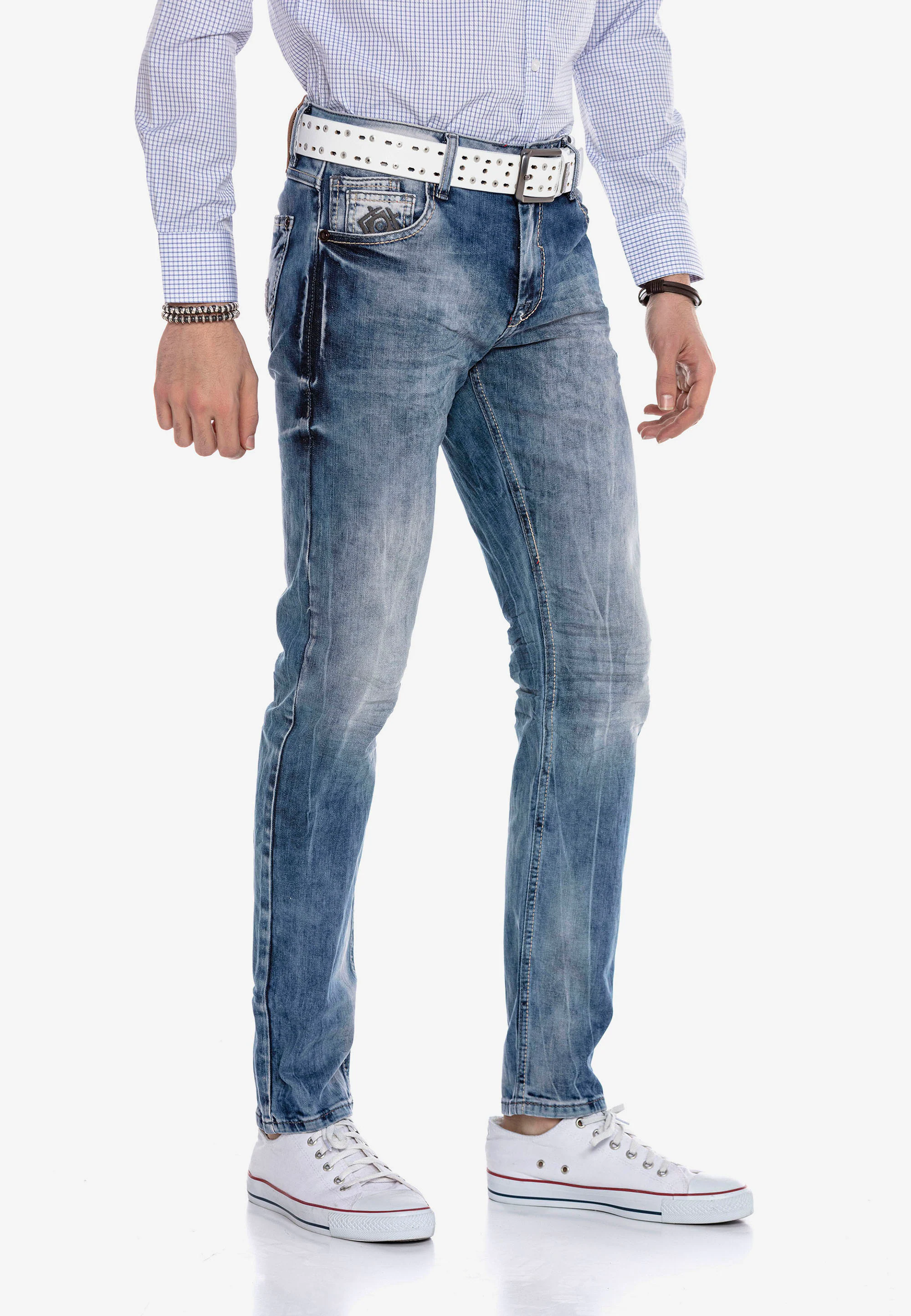 Cipo & Baxx Slim-fit-Jeans, im Slim-Fit Schnitt günstig online kaufen