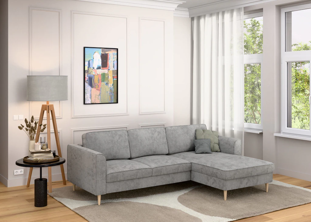 Home affaire Ecksofa "Booster Couch wahlweise mit Schlaffunktion und Bettka günstig online kaufen