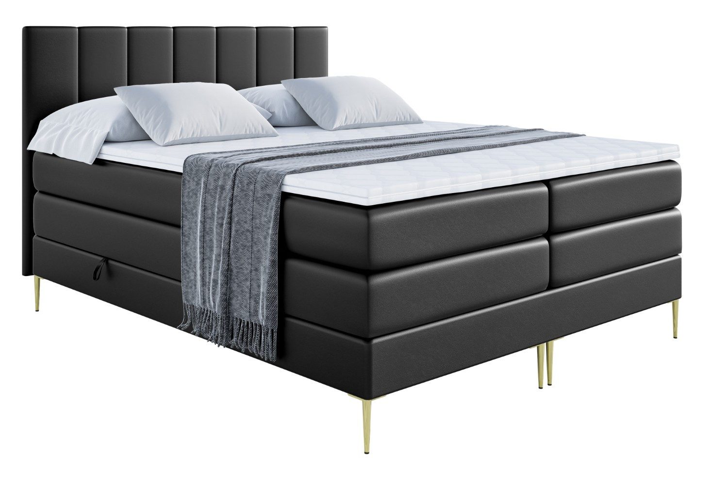 ALTDECOR Boxspringbett MOETI-F KING (Multipocket-Matratze H4, günstig online kaufen