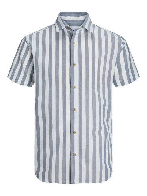 Jack & Jones Langarmhemd JJJOSHUA OXFORD STRIPE SHIRT SS günstig online kaufen