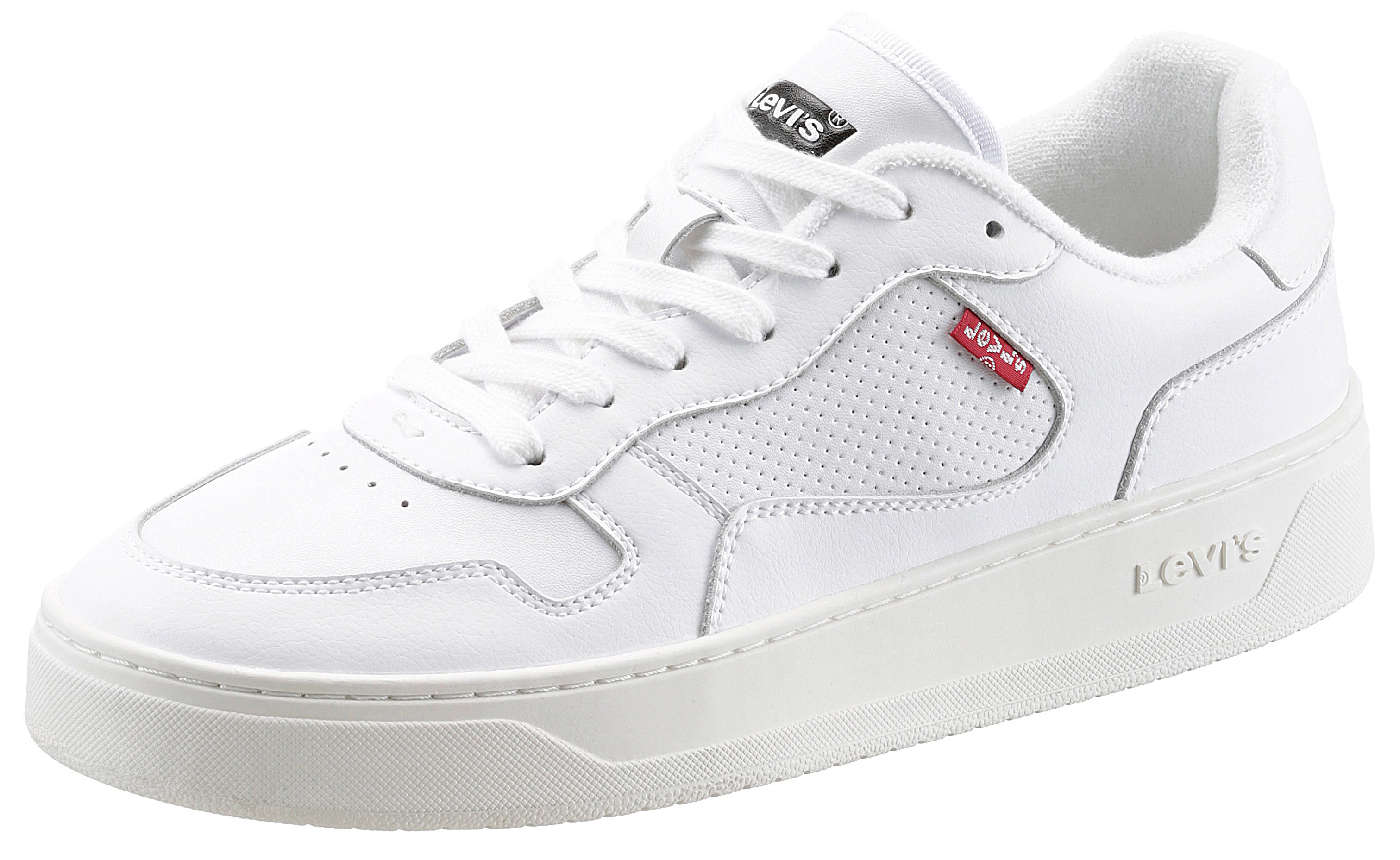 Levis Sneaker "GLIDE", mit Lochmuster, Freizeitschuh, Halbschuh, Schnürschu günstig online kaufen