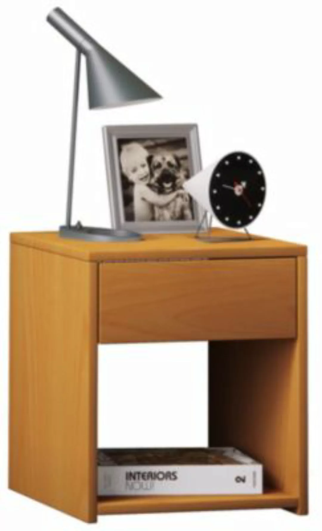 VCM Holz Nachtschrank Beistelltisch Schublade Konsole Nachttisch Sledo Mini günstig online kaufen