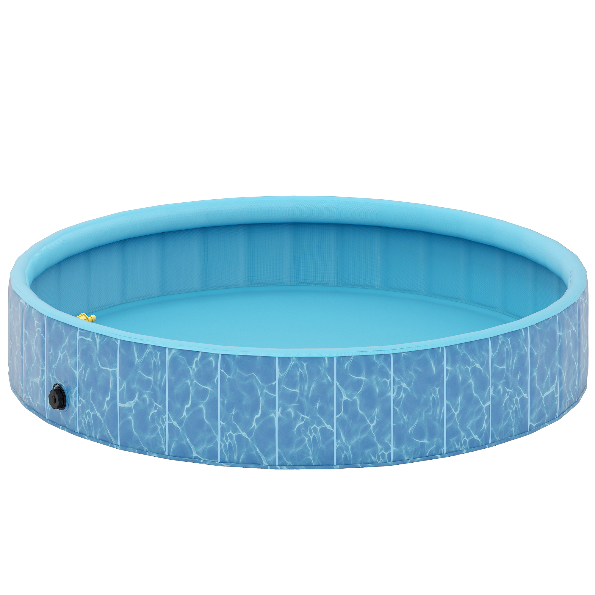 PawHut Hundepool Faltbar Planschbecken mit Brunnen- und Wasserpolsterdesign günstig online kaufen