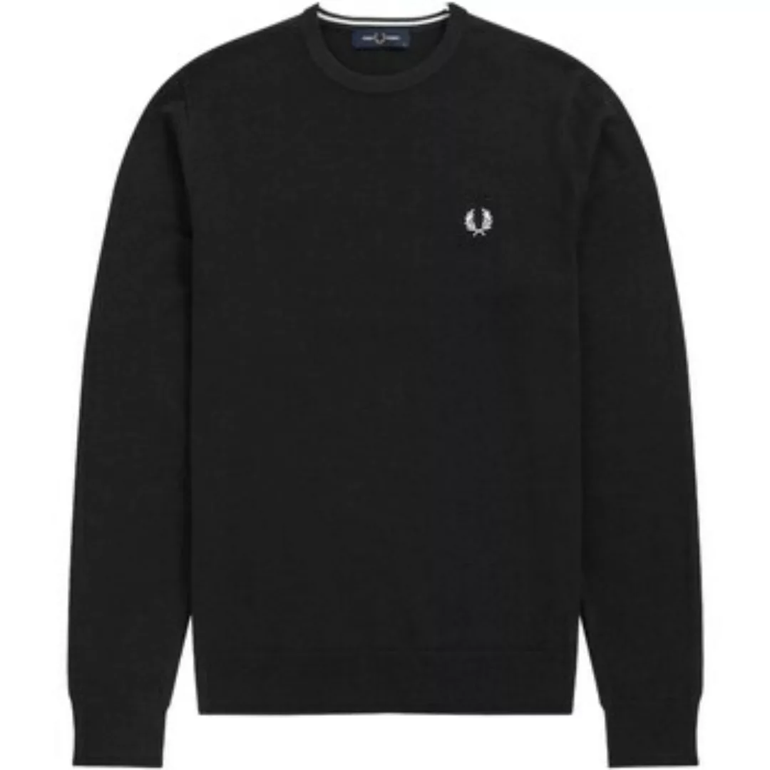 Fred Perry  Sweatshirt Maglione Fred Perry Classic Crew Neck Nero günstig online kaufen