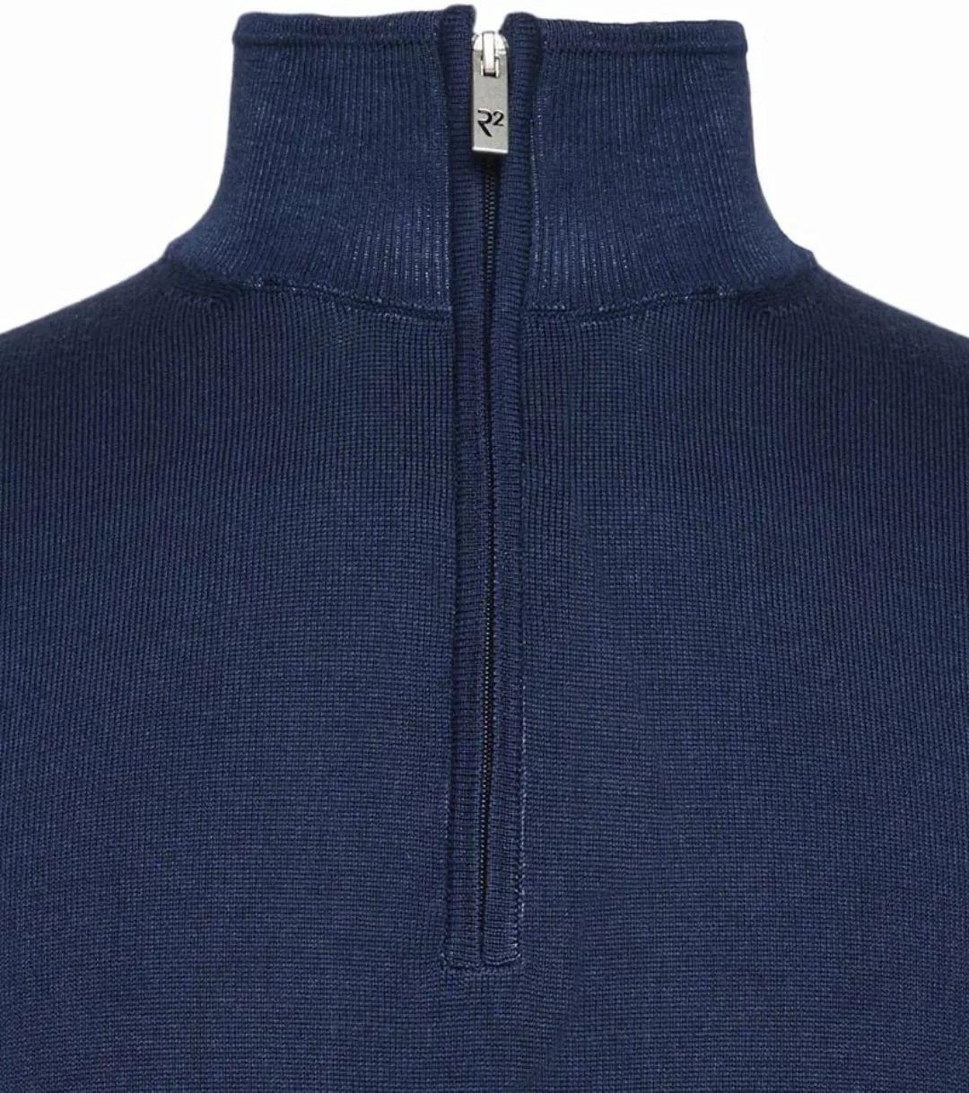 R2 Half Zip Pullover Merino Wolle Navy - Größe XXL günstig online kaufen