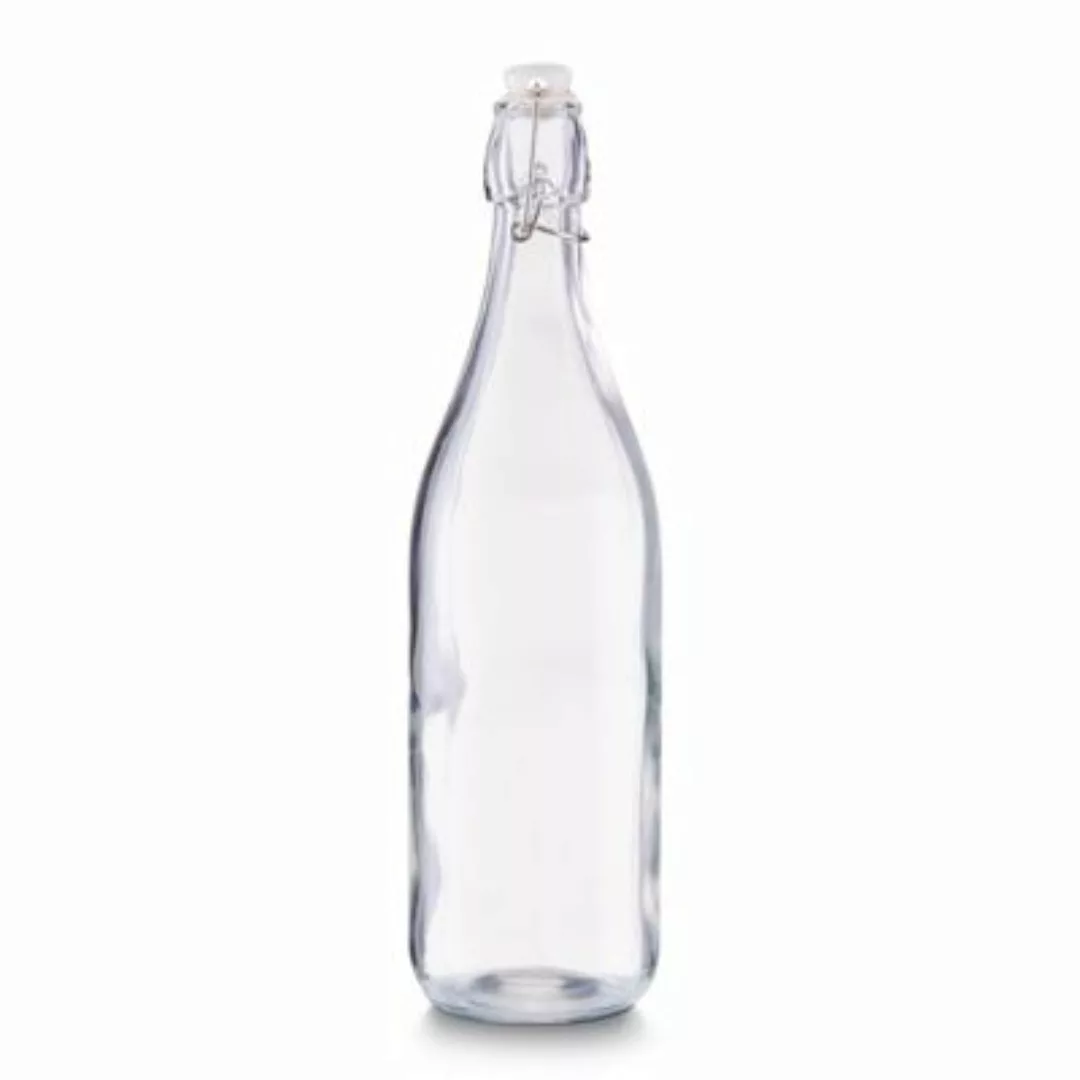 Neuetischkultur Glasflasche transparent mit Bügelverschluss günstig online kaufen