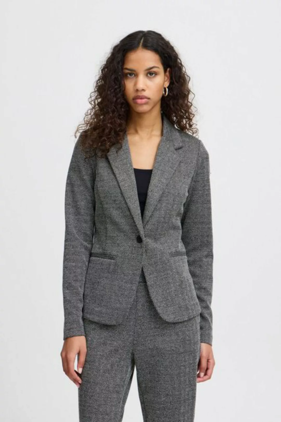 Ichi Kurzblazer IHKATE JACQUARD BL4 moderner Blazer günstig online kaufen