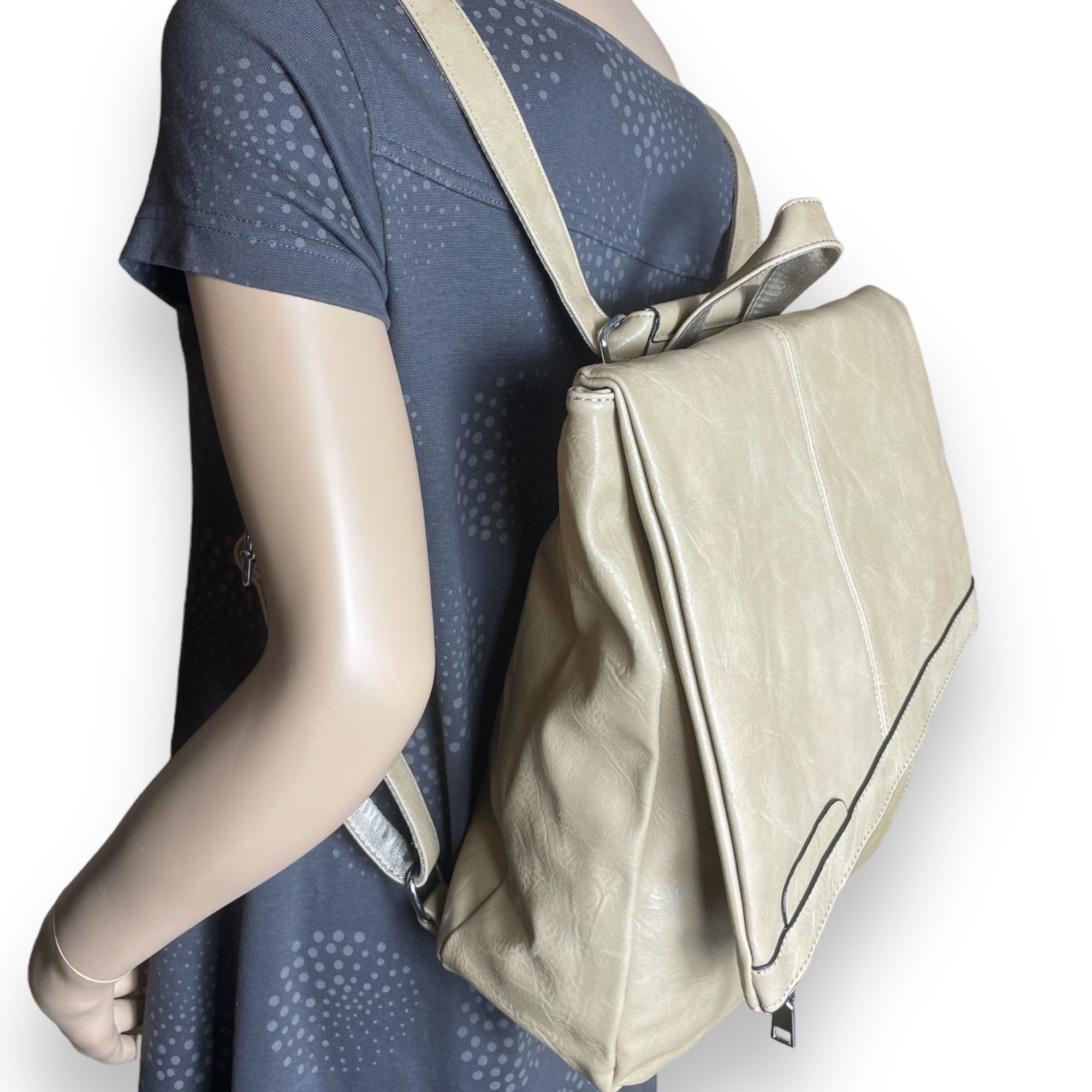 Taschen4life Rucksack 2in1 Rucksack & Umhängetasche günstig online kaufen