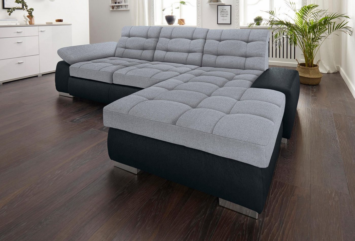 sit&more Ecksofa "Ontario L-Form", XXL, wahlweise mit Bettfunktion günstig online kaufen