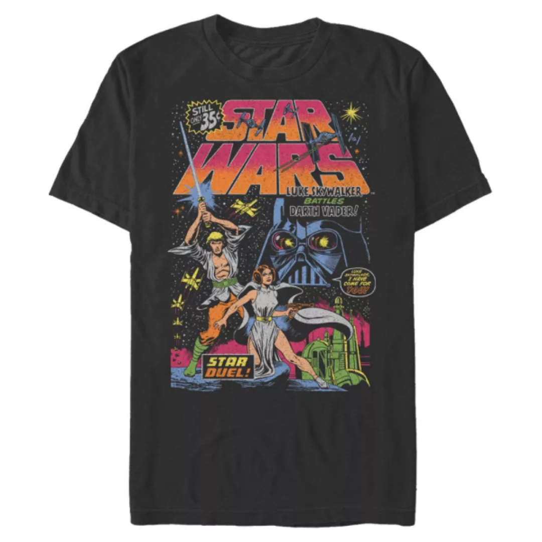 Star Wars - Luke & Leia Star Duel - Männer T-Shirt günstig online kaufen
