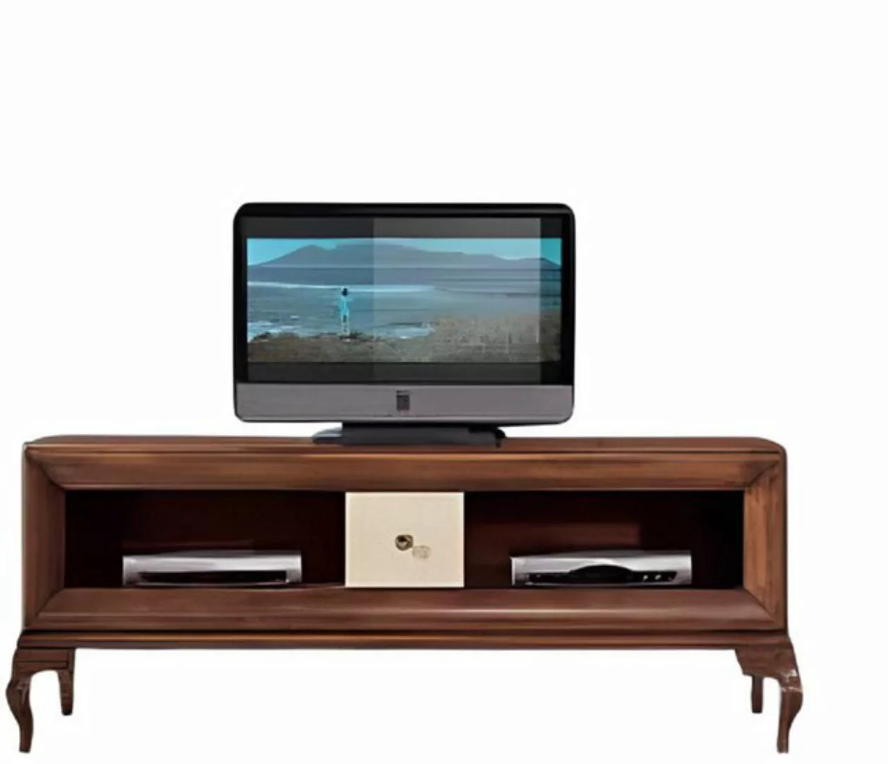 Xlmoebel TV-Schrank Fernsehständer RTV Niedriges TV-Sideboard Holz Wohnzimm günstig online kaufen