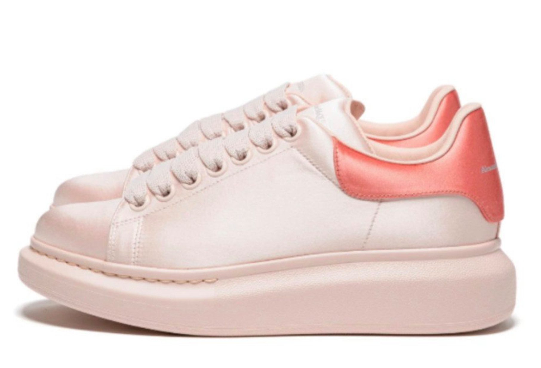 ALEXANDER MCQUEEN Oversized Seide Satin Sneaker günstig online kaufen