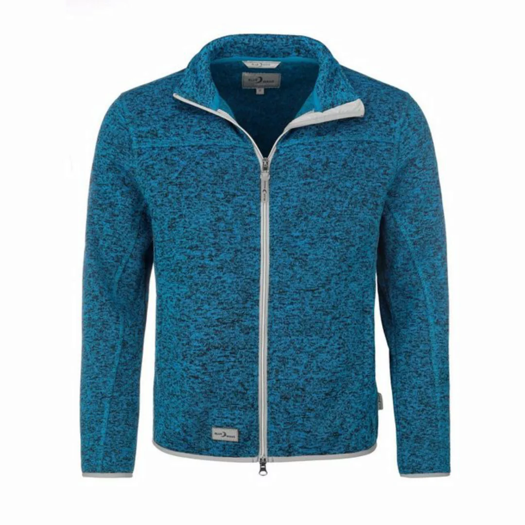 Blue Wave Strickfleecejacke Herren Fleecejacke Helge in Strickoptik - Stric günstig online kaufen