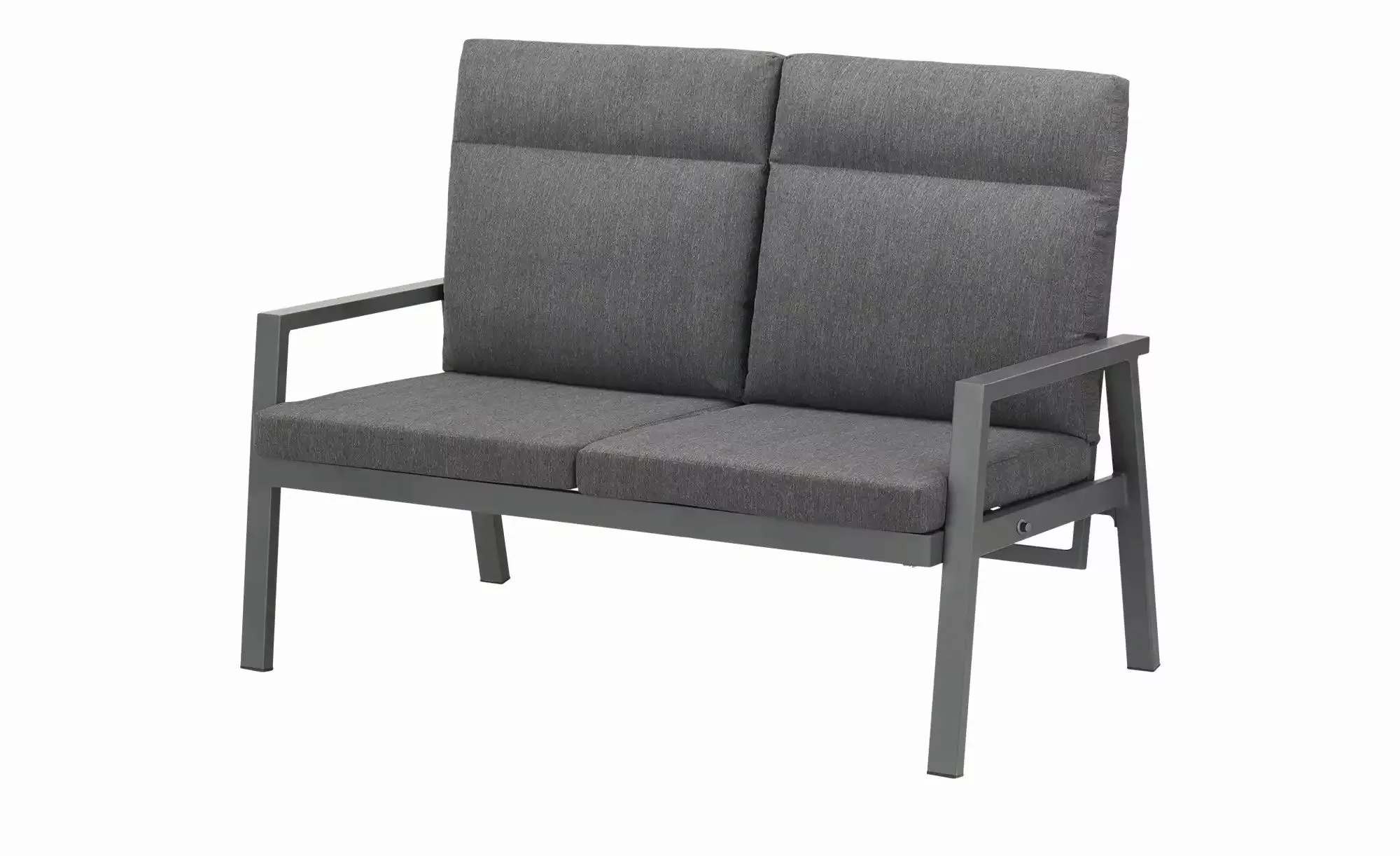 Gartensofa 2 - Sitzer mit verstellbarer Rückenlehne Bristol ¦ grau ¦ Maße ( günstig online kaufen