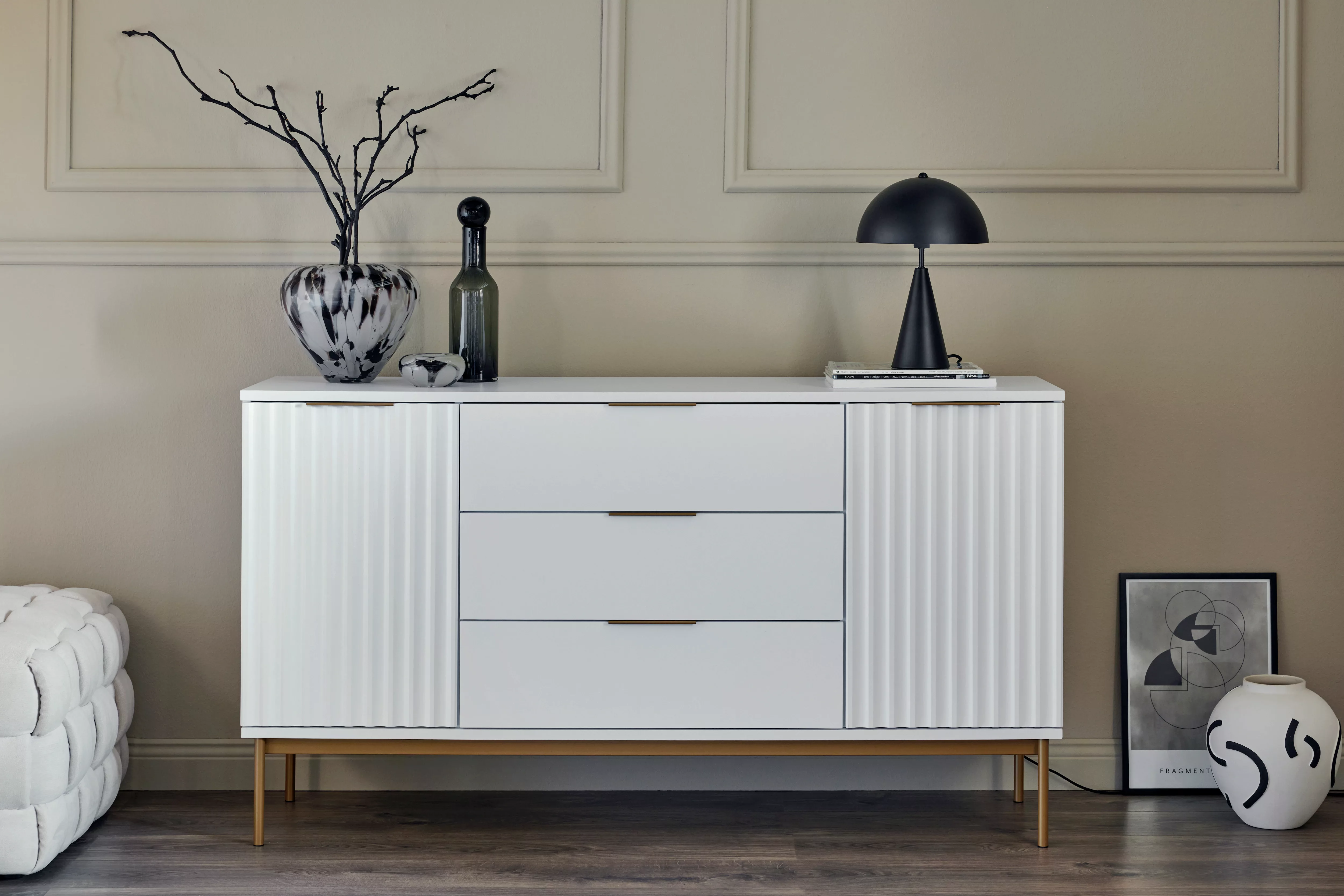 Jahnke Sideboard "CARVE SB 150", (1 St.), Sideboard, raffiniertes Design, e günstig online kaufen