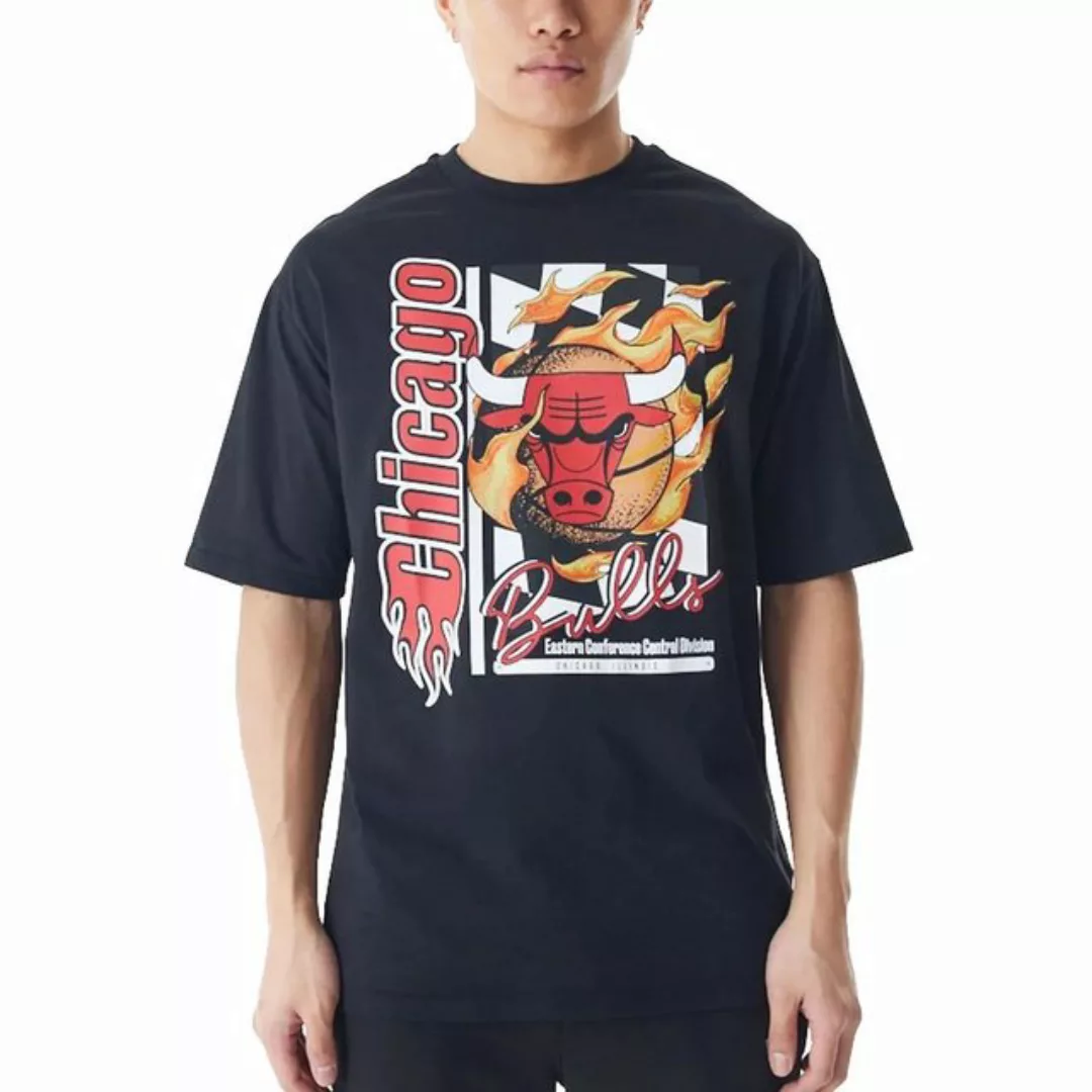 New Era Print-Shirt NBA Oversized FLAME Chicago Bulls günstig online kaufen