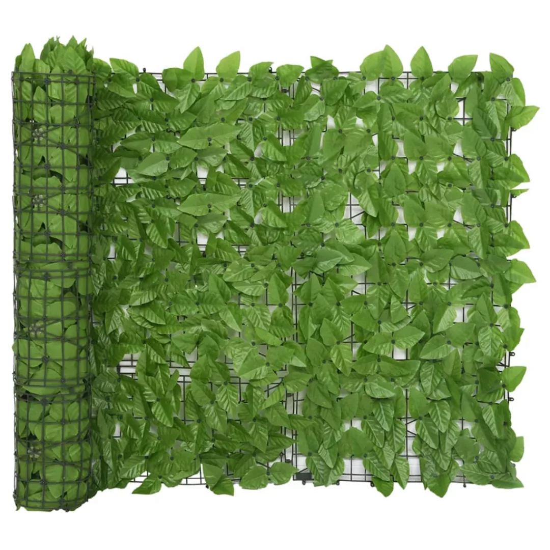 Balkon-sichtschutz Mit Grünen Blättern 400x100 Cm günstig online kaufen