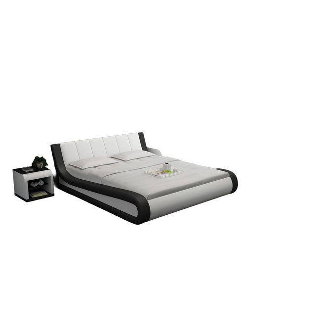 Xlmoebel Bett Modernes Doppelbett aus Leder mit Polsterung für Schlafzimmer günstig online kaufen