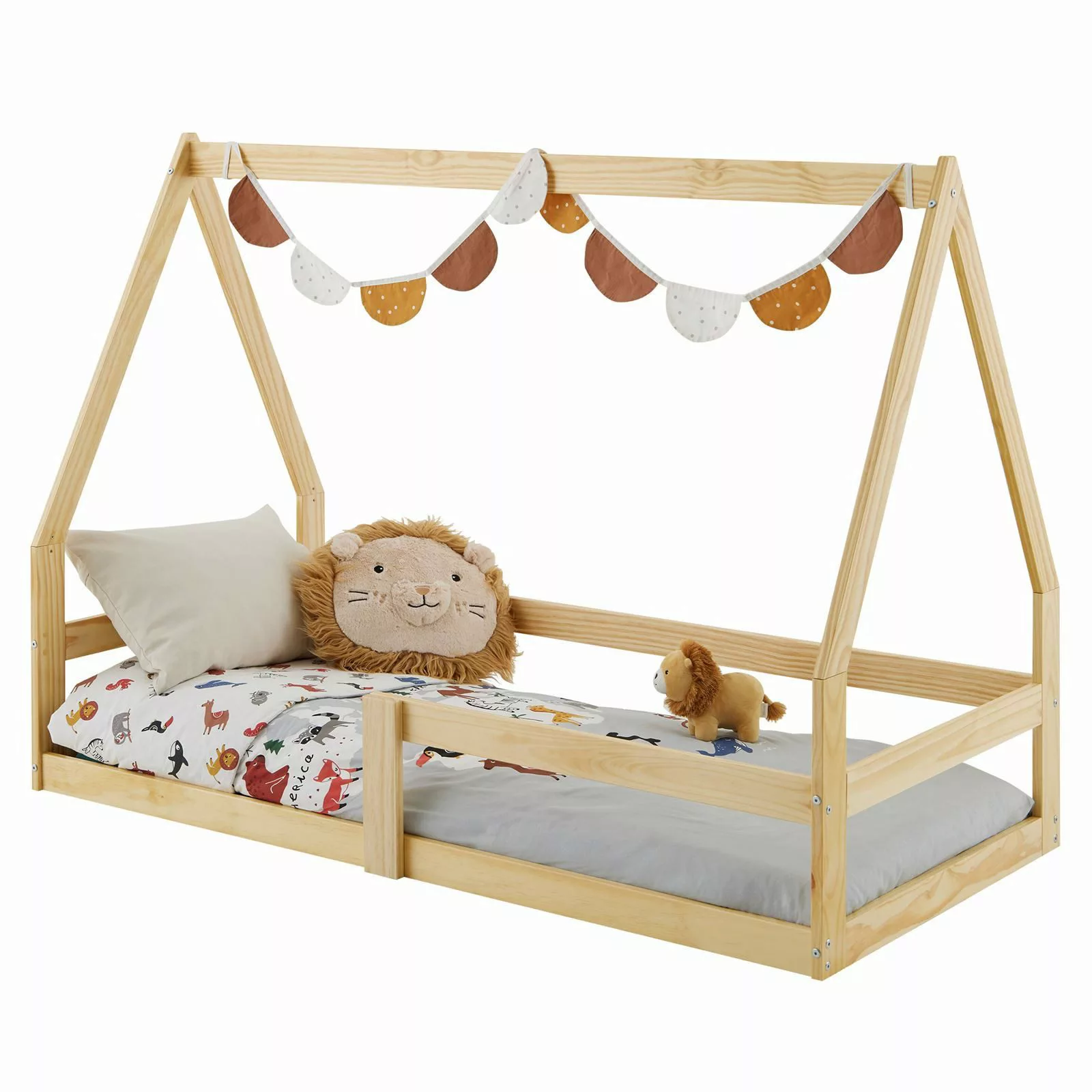 IDIMEX Kinderbett LUSIA, Hausbett Kinder Bodenbett günstig online kaufen