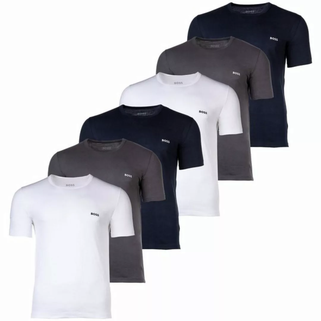 BOSS T-Shirt "T-Shirt T-Shirt RN 3P Classic 6er Pack" günstig online kaufen