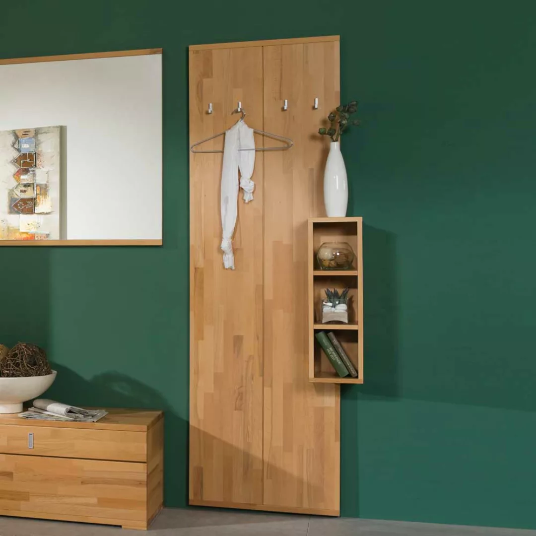 Wandgarderobe mit Regal (zweiteilig) günstig online kaufen