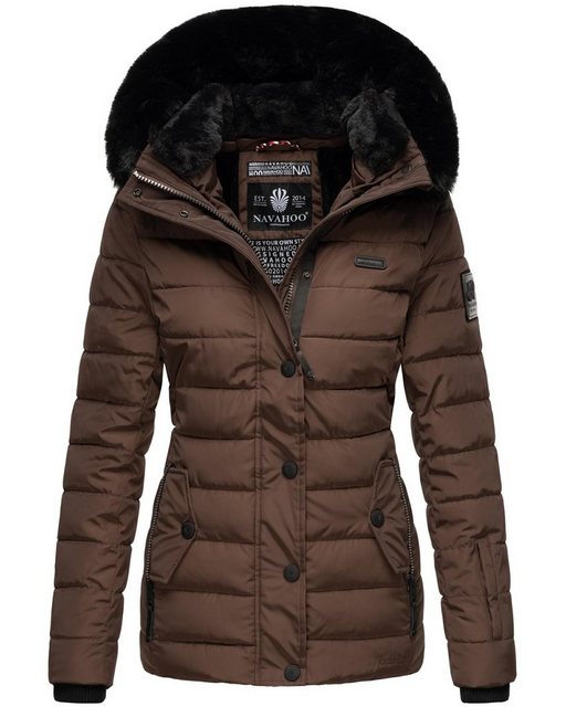 Navahoo Steppjacke "Milianaa", mit Kapuze, Edle Winterjacke mit weicher Kun günstig online kaufen