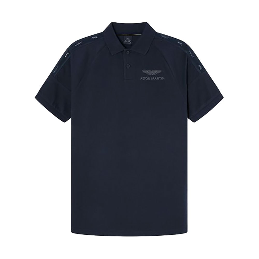 Hackett Aston Martin Racing Tech Kurzarm-poloshirt Mit Tape-schulter S Navy günstig online kaufen